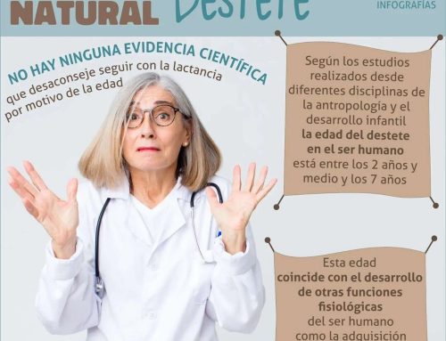 Infografía: Edad natural del destete.